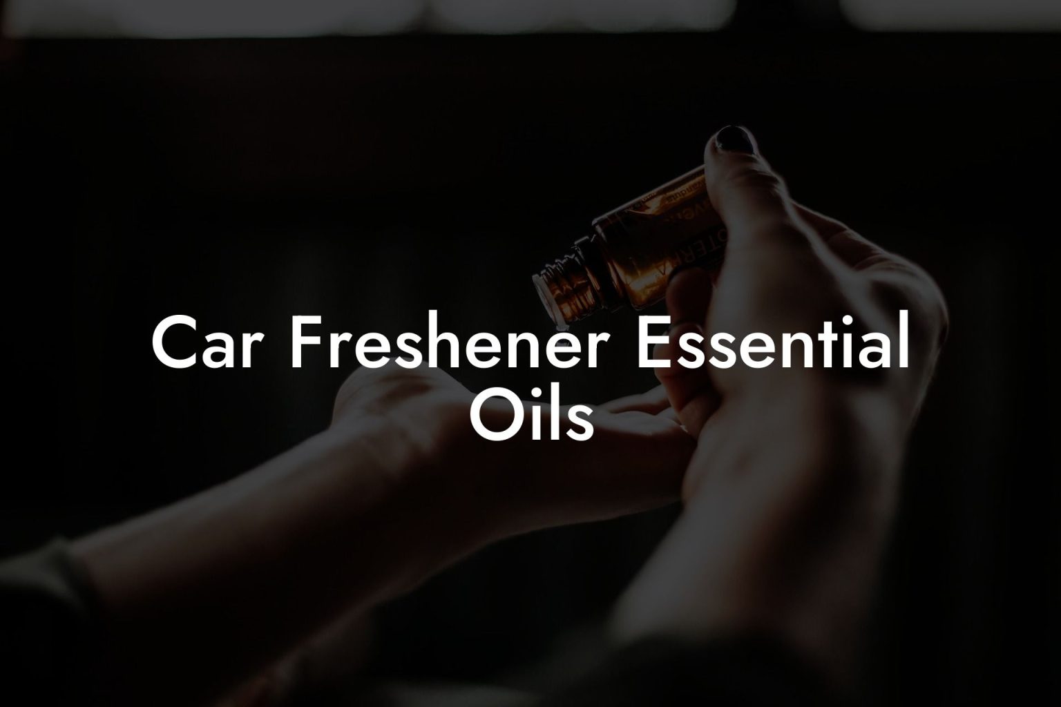 Car Freshener Essential Oils Oshu Artisan Essential Oils