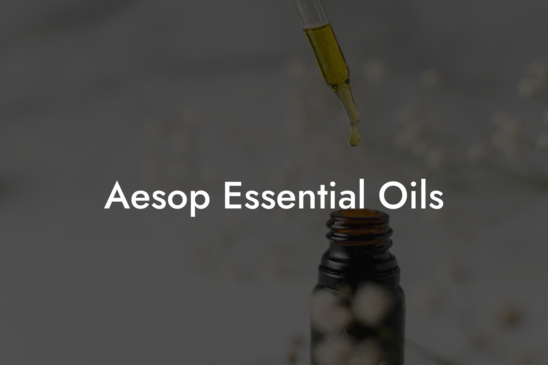 Aesop Essential Oils