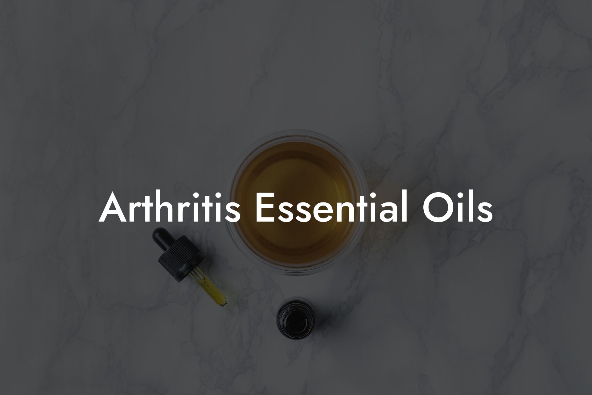 Arthritis Essential Oils