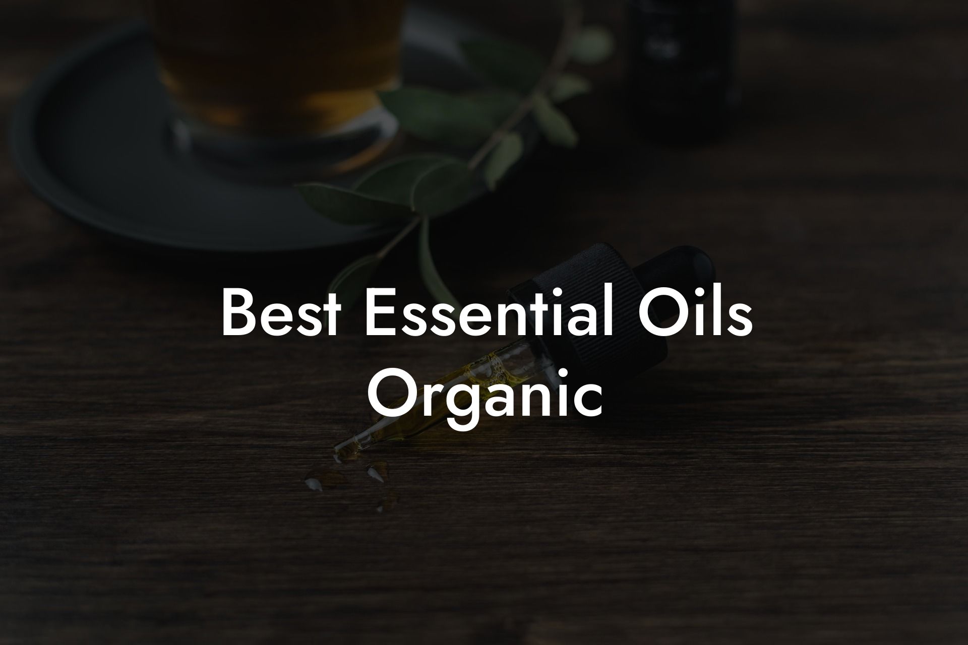 Best Essential Oils Organic