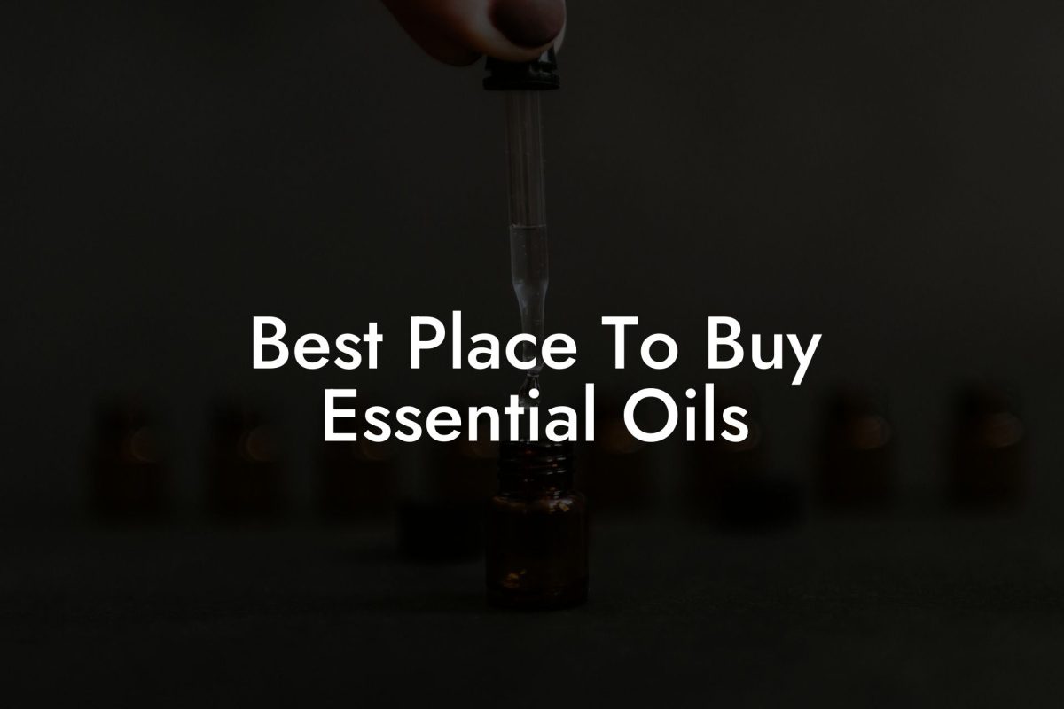 Best Place To Buy Essential Oils