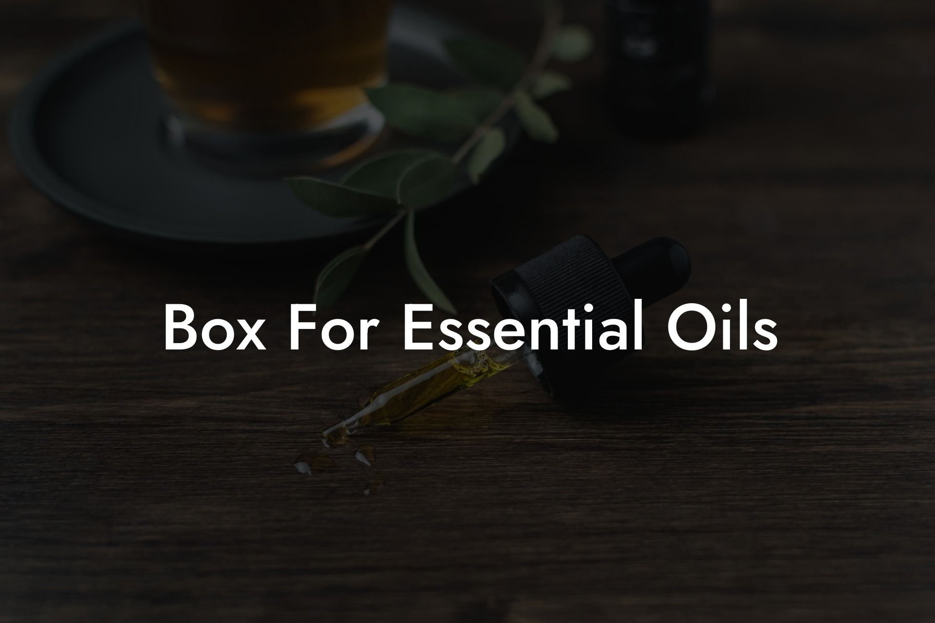 Box For Essential Oils