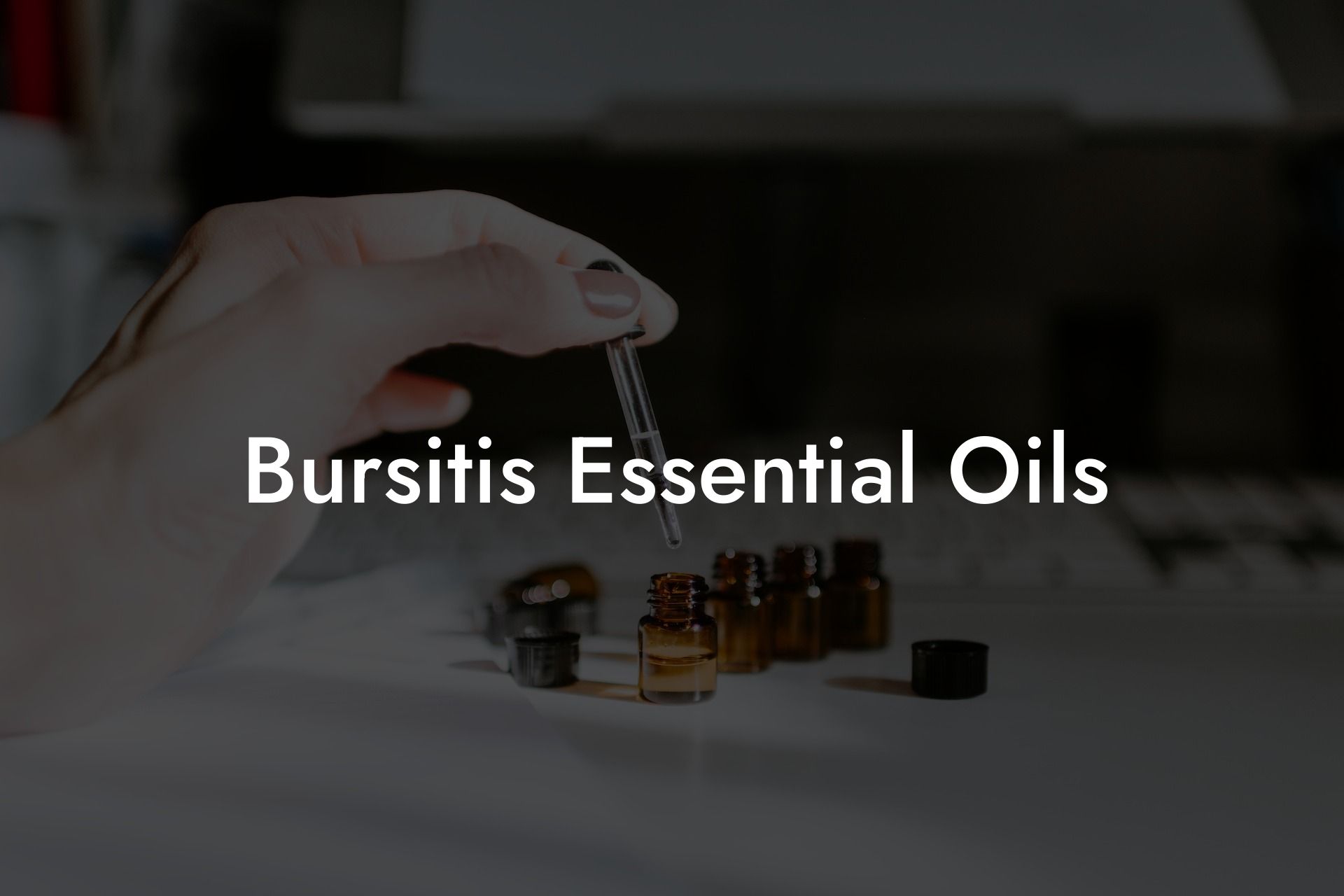 Bursitis Essential Oils