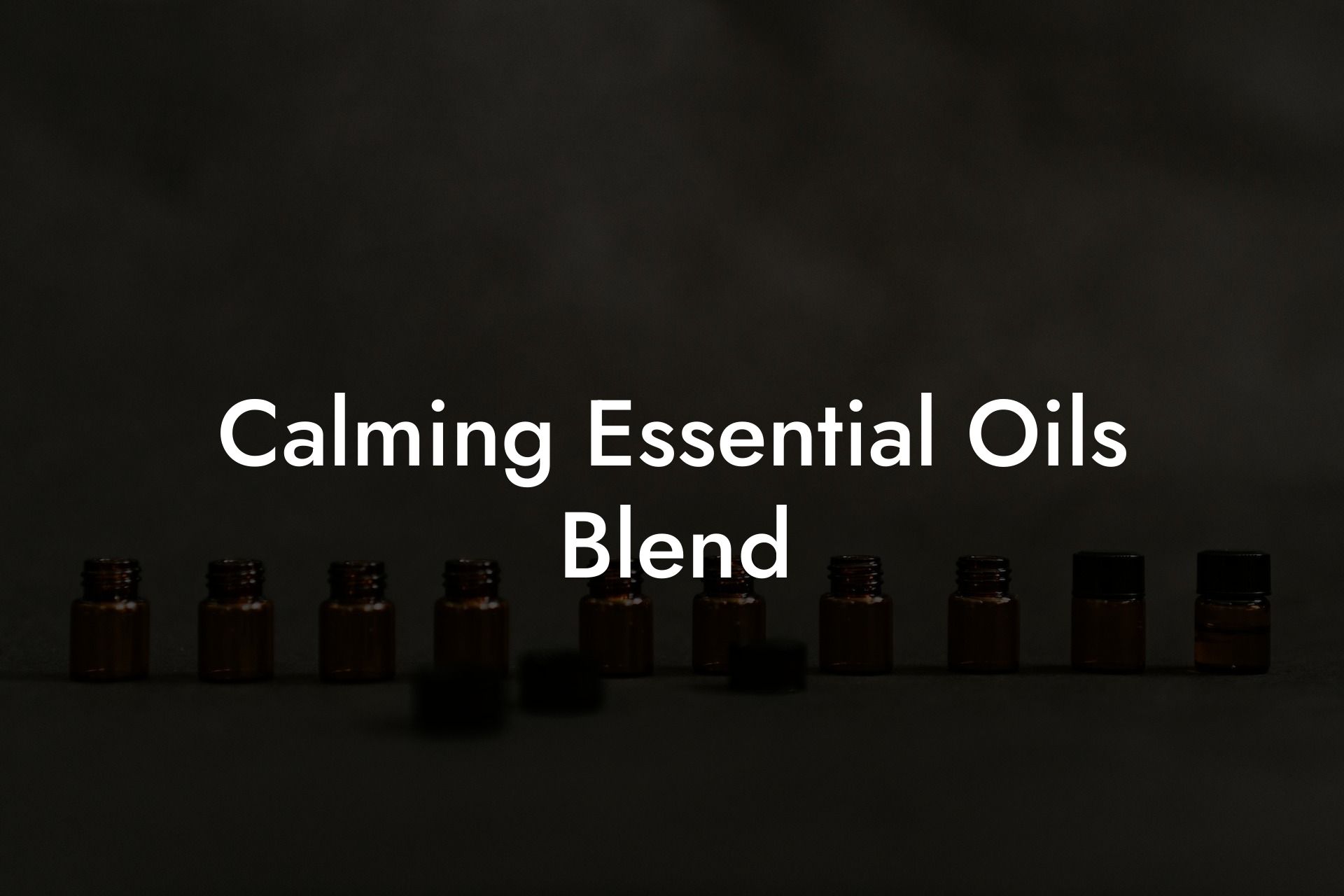 Calming Essential Oils Blend