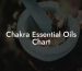 Chakra Essential Oils Chart