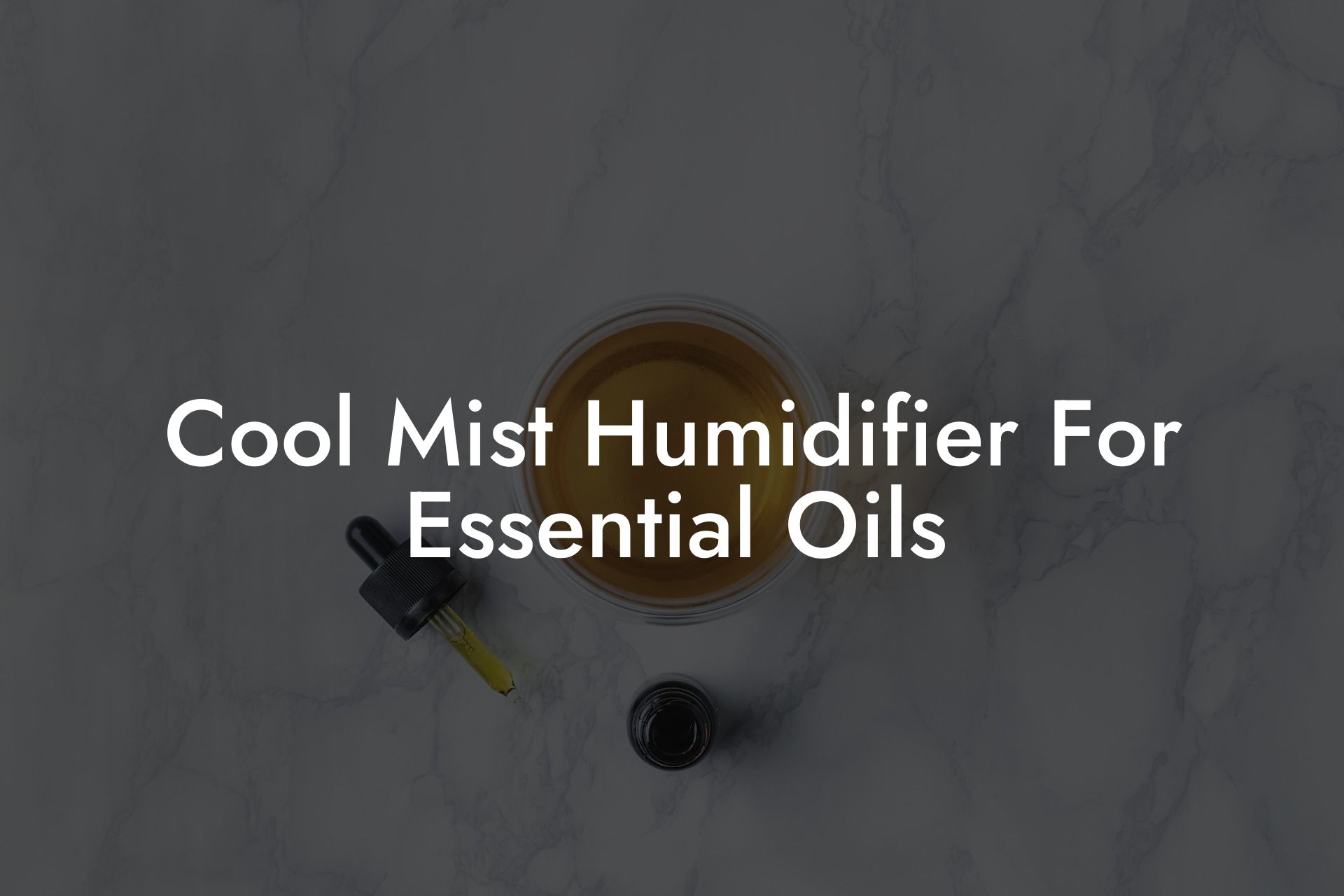 Cool Mist Humidifier For Essential Oils