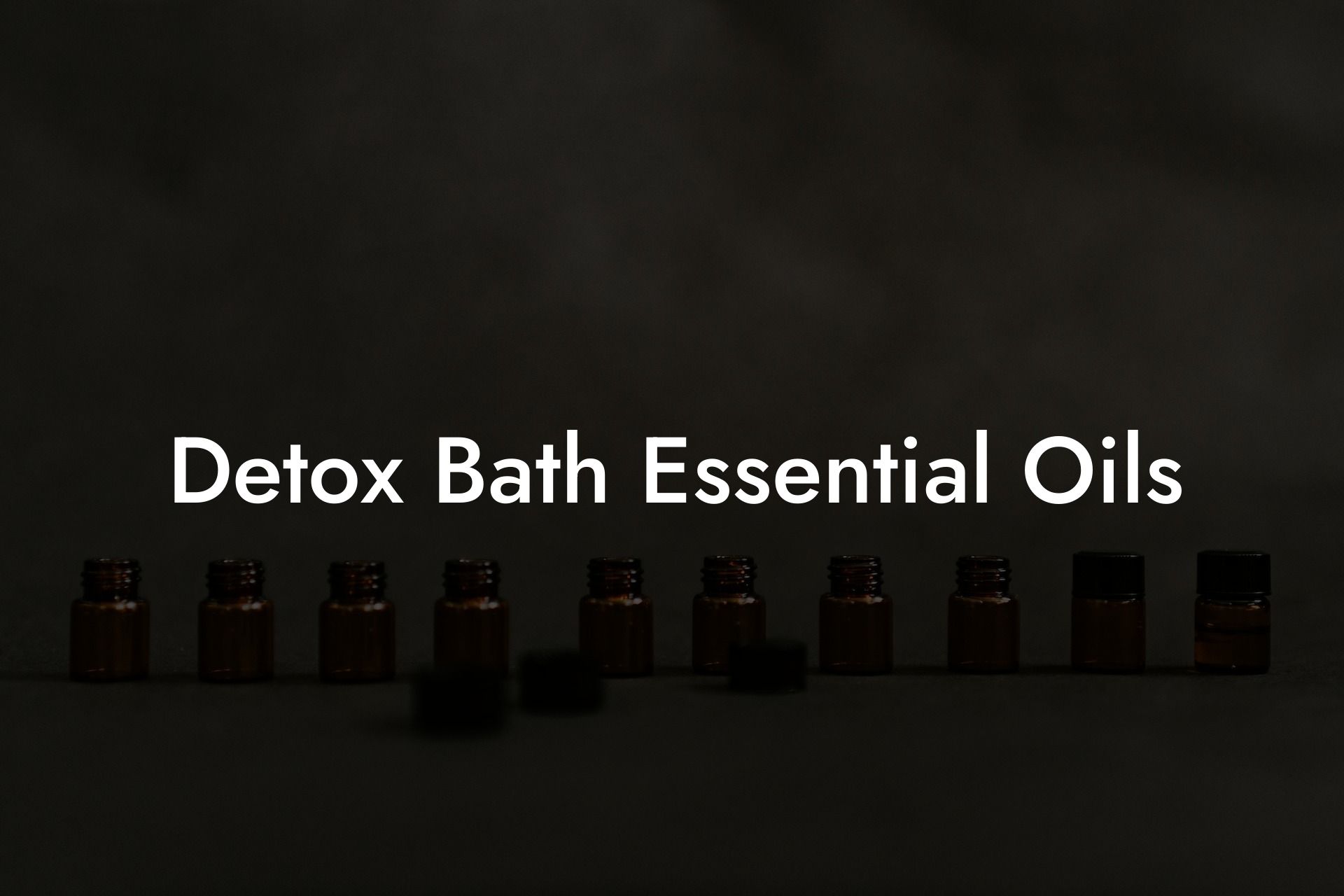 Detox Bath Essential Oils