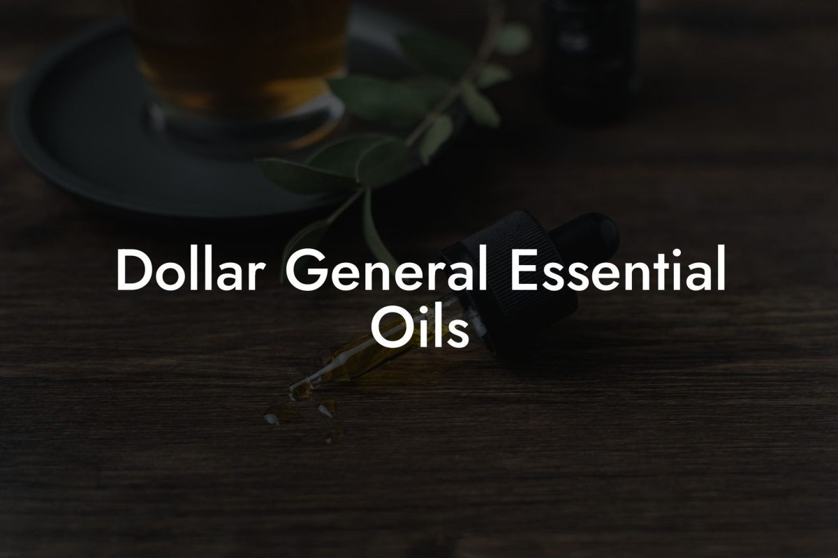 Dollar General Essential Oils