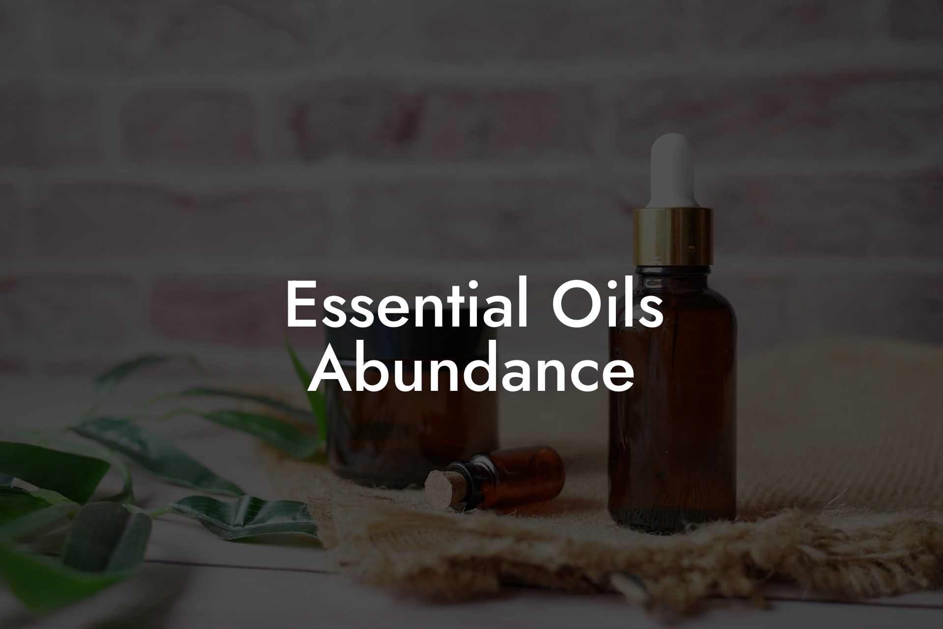 Essential Oils Abundance