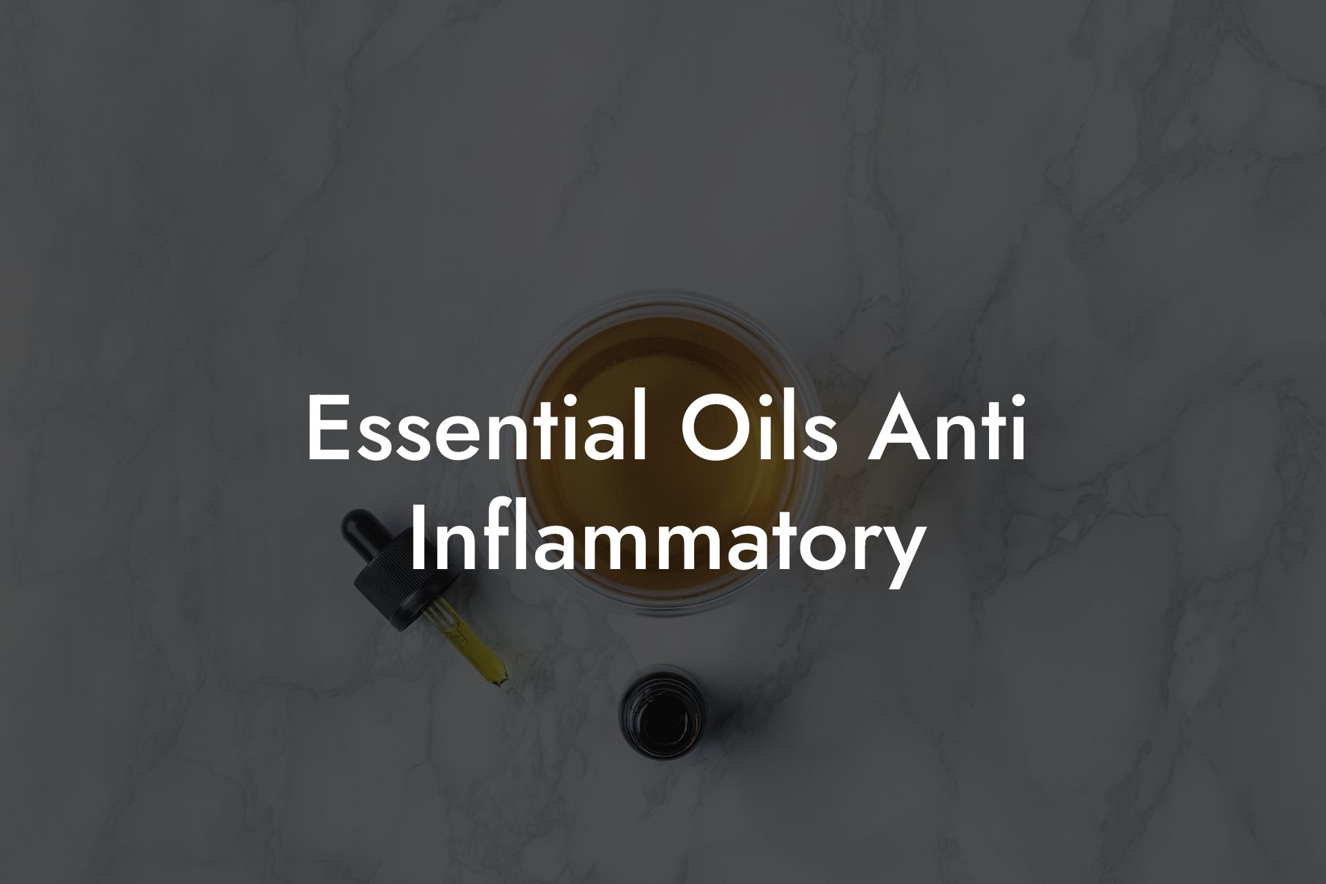 Essential Oils Anti Inflammatory
