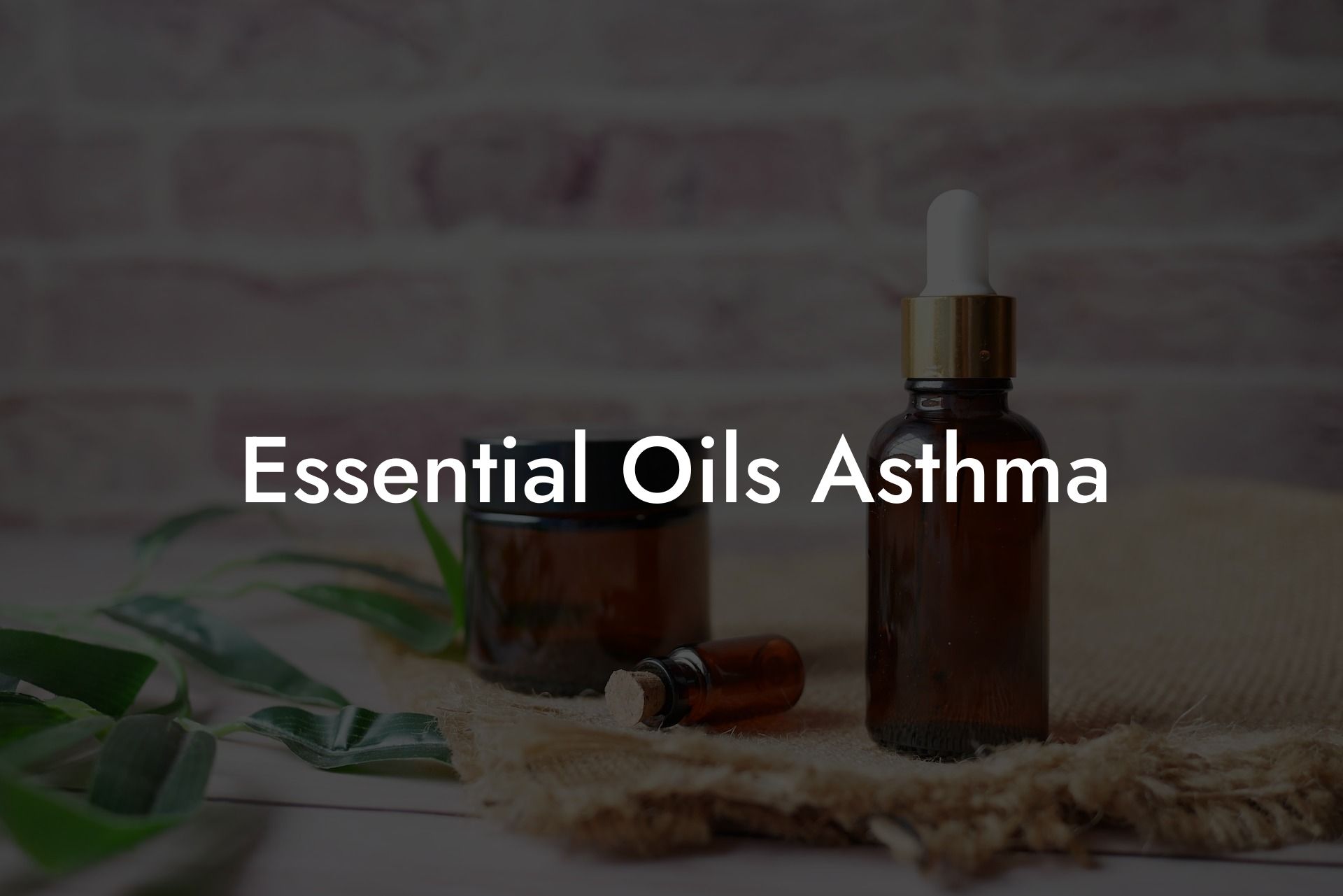 Essential Oils Asthma