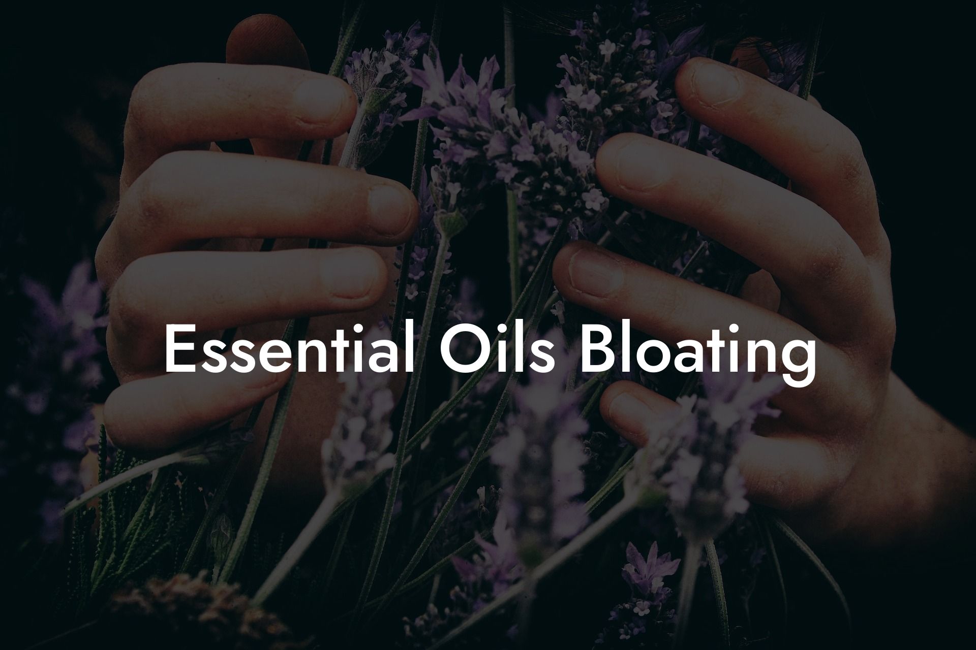 Essential Oils Bloating