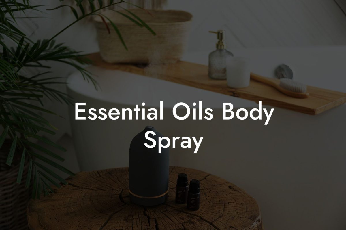 Essential Oils Body Spray