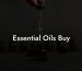 Essential Oils Buy
