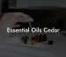 Essential Oils Cedar