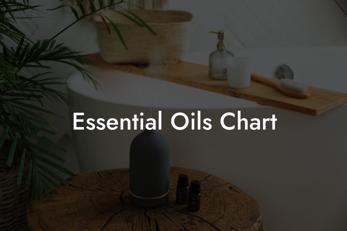 Essential Oils Chart