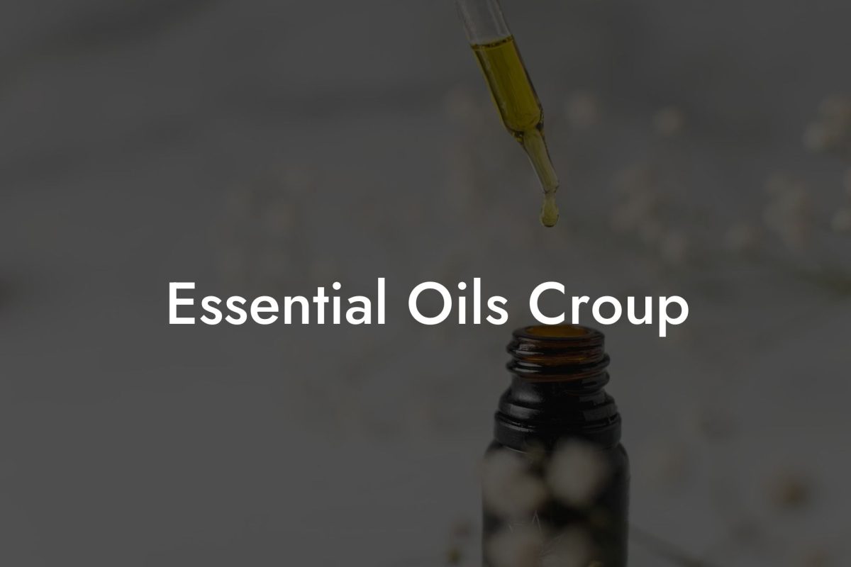 Essential Oils Croup