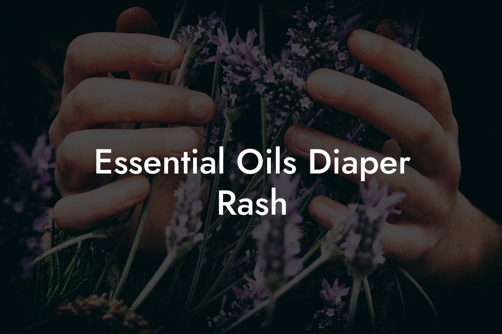 Essential Oils Diaper Rash