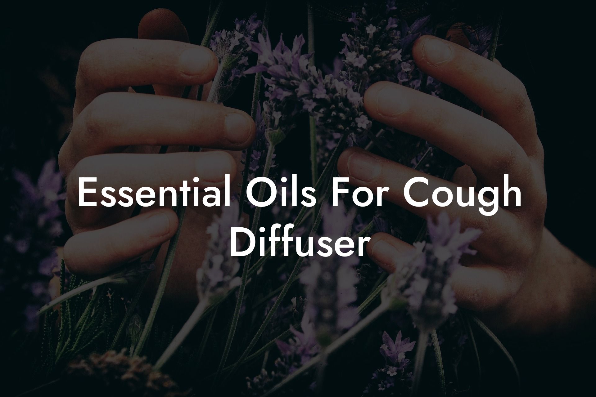 Essential Oils For Cough Diffuser