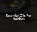 Essential Oils For Hairloss