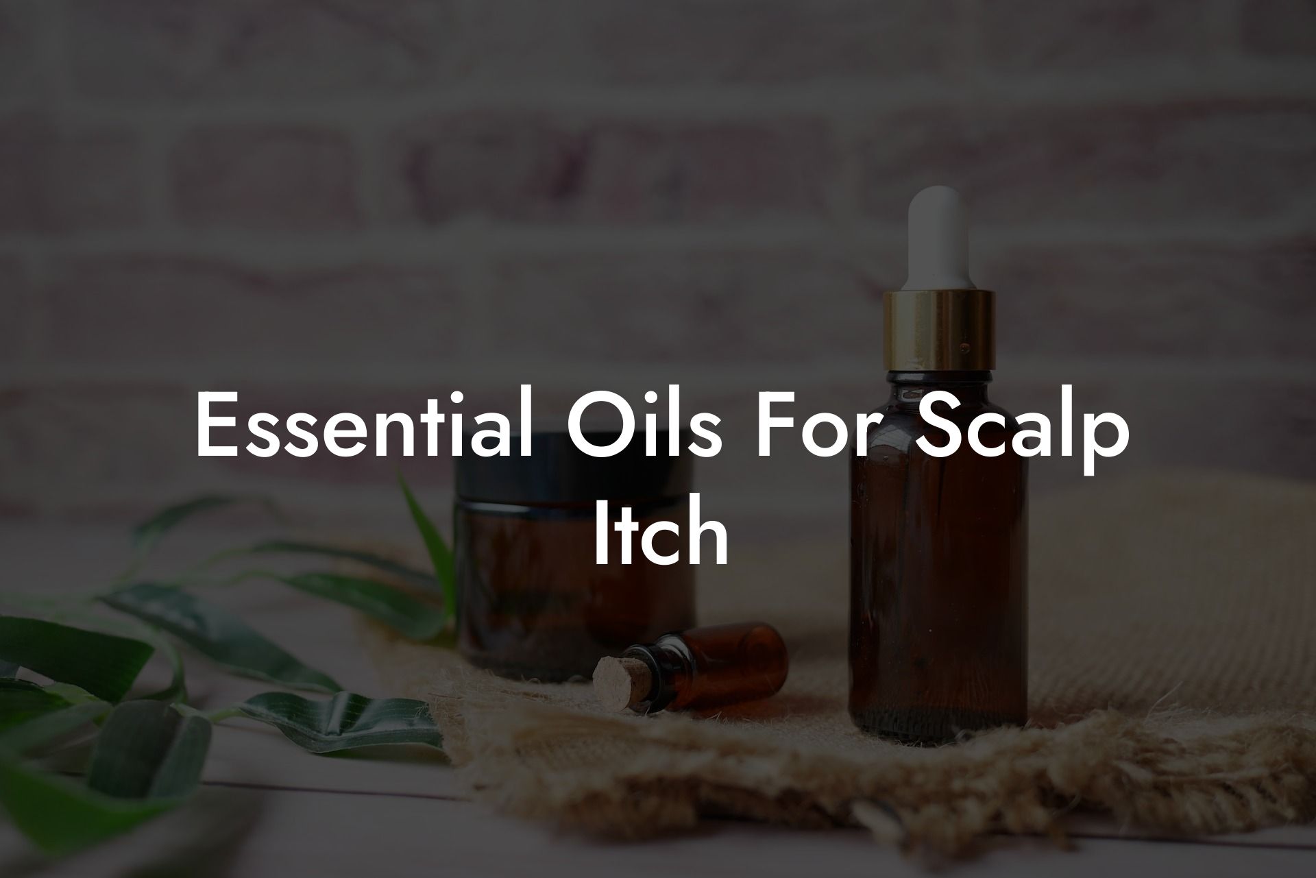 Essential Oils For Scalp Itch
