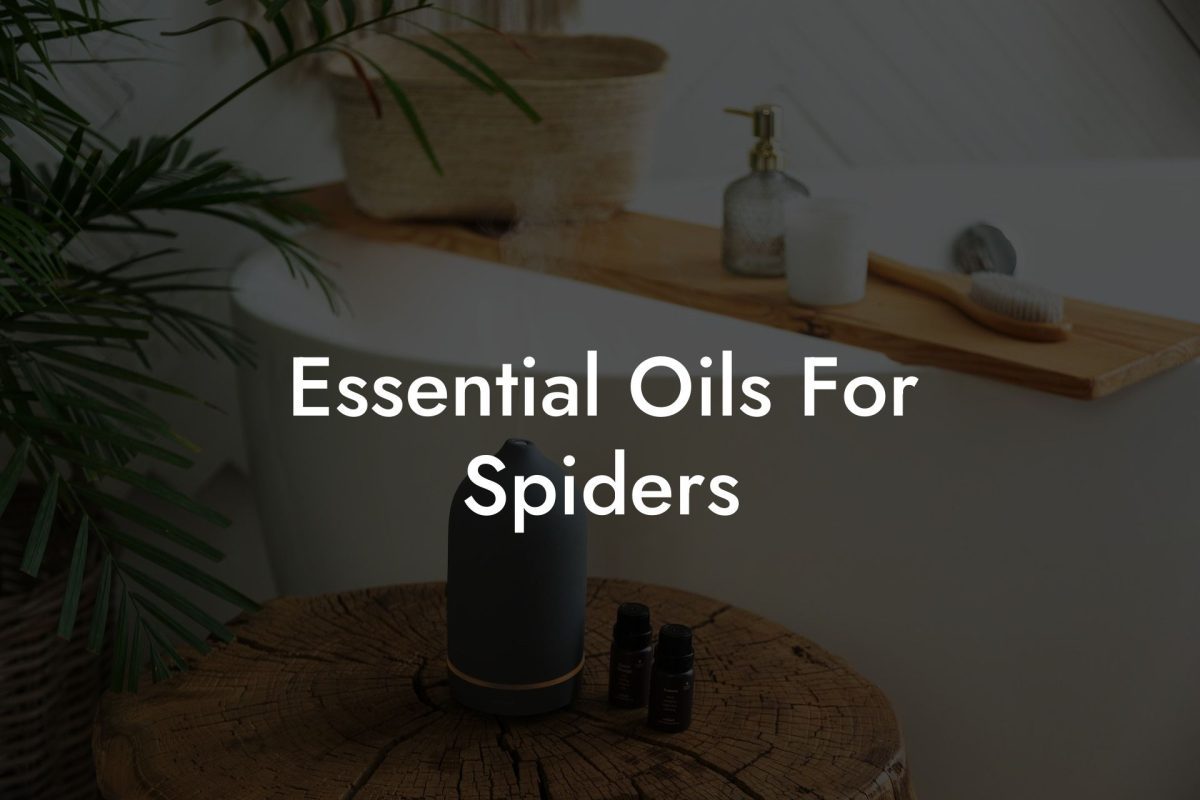 Essential Oils For Spiders