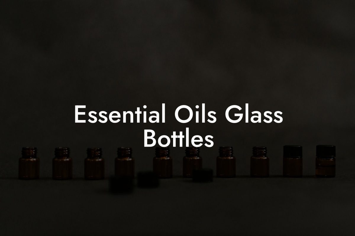 Essential Oils Glass Bottles