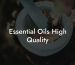 Essential Oils High Quality