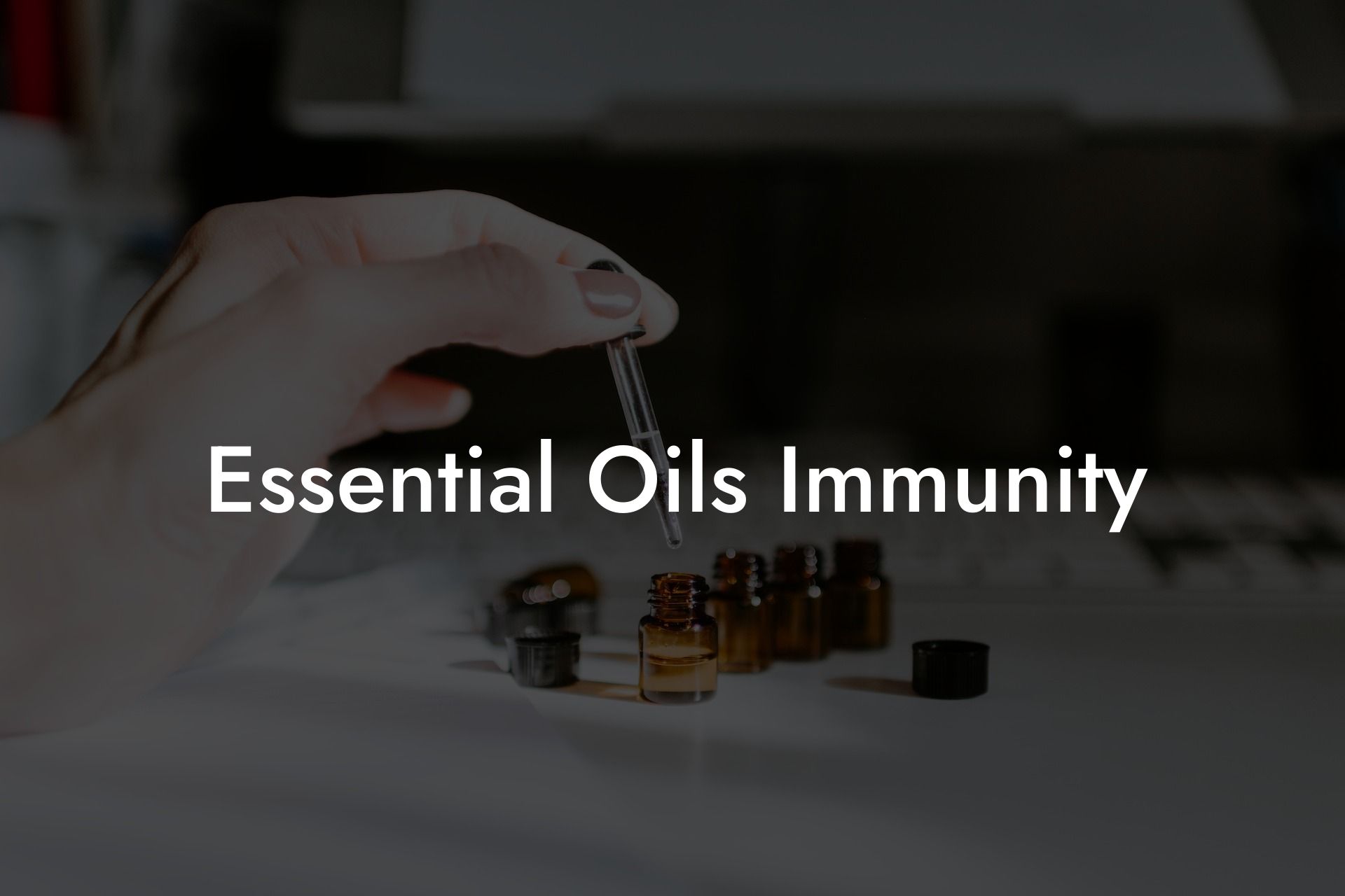 Essential Oils Immunity