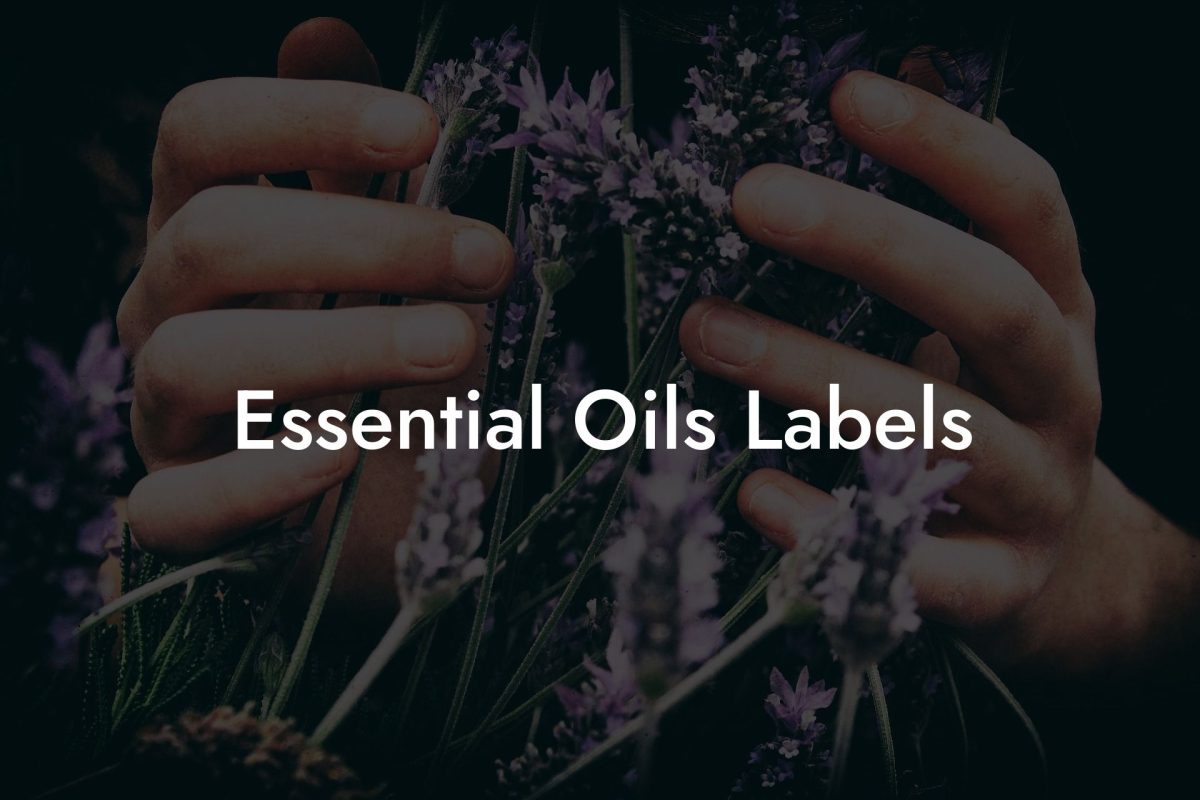 Essential Oils Labels