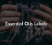 Essential Oils Labels