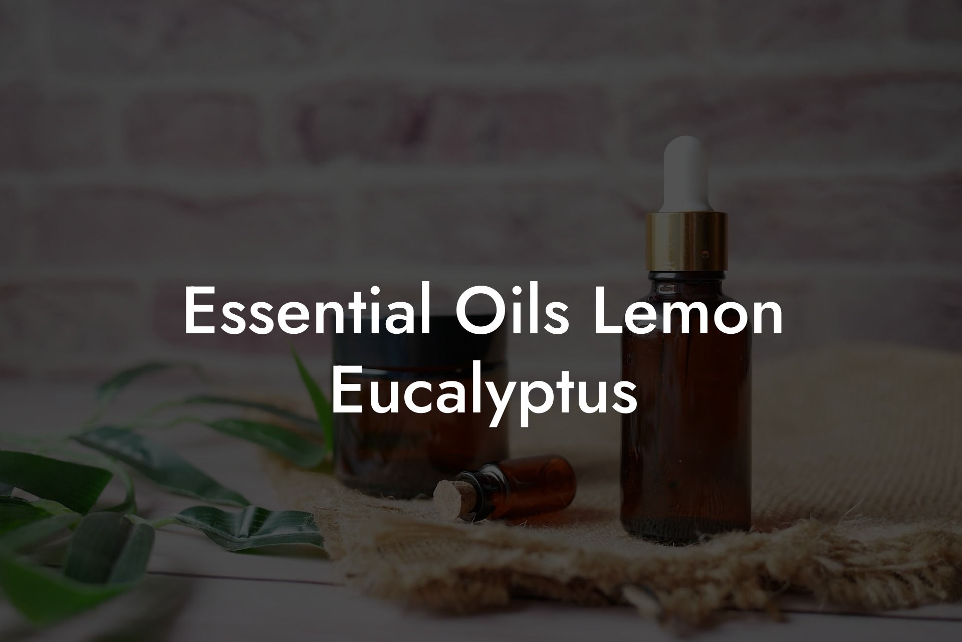 Essential Oils Lemon Eucalyptus