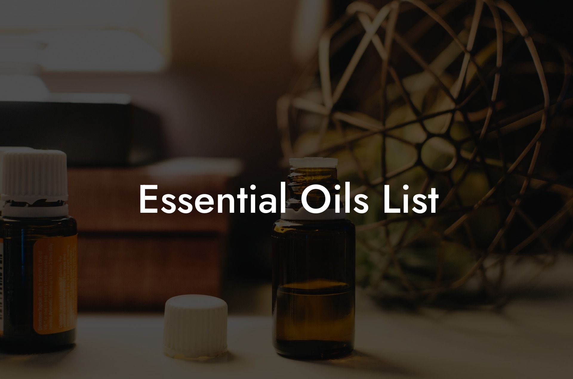 Essential Oils List