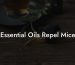 Essential Oils Repel Mice