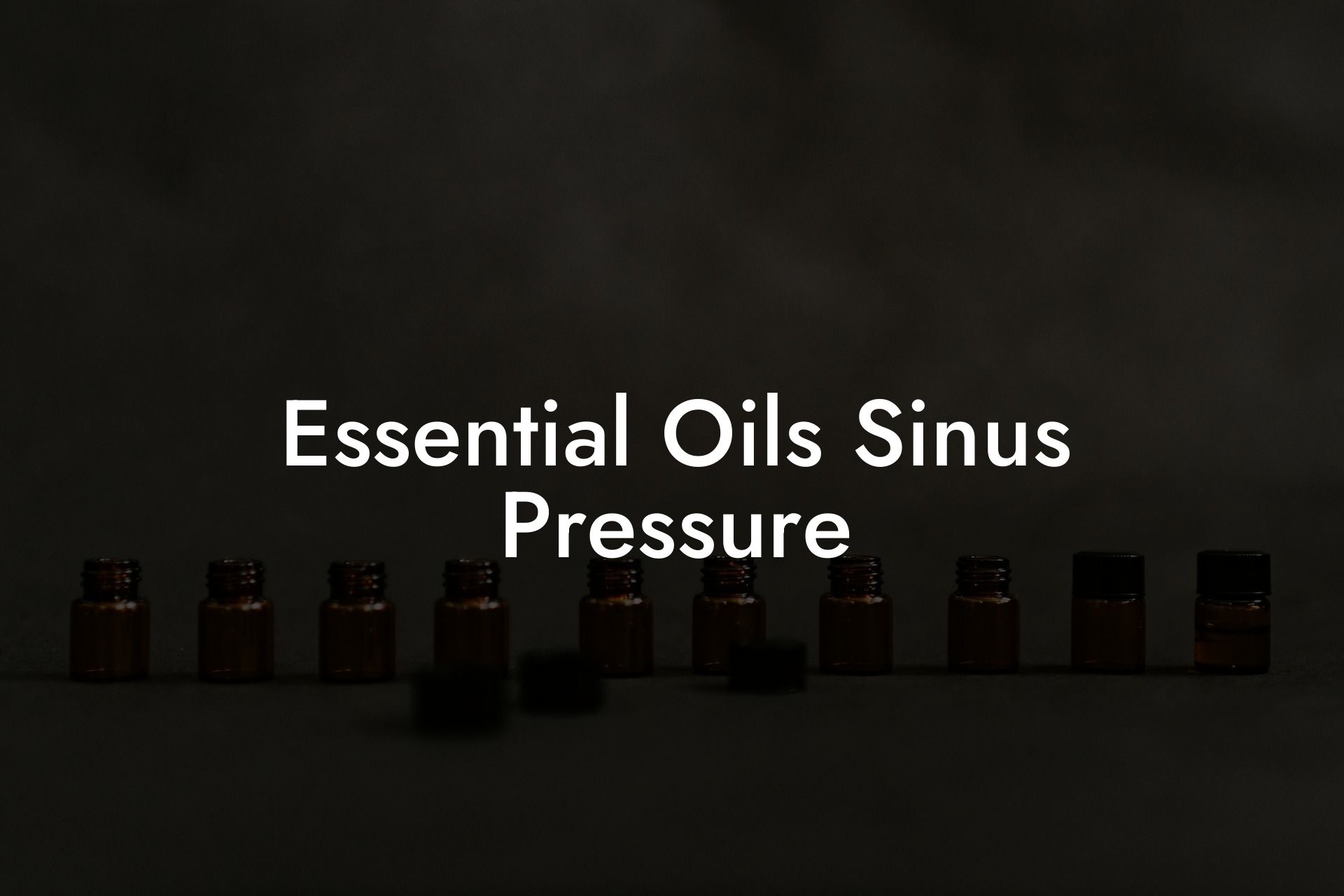 Essential Oils Sinus Pressure