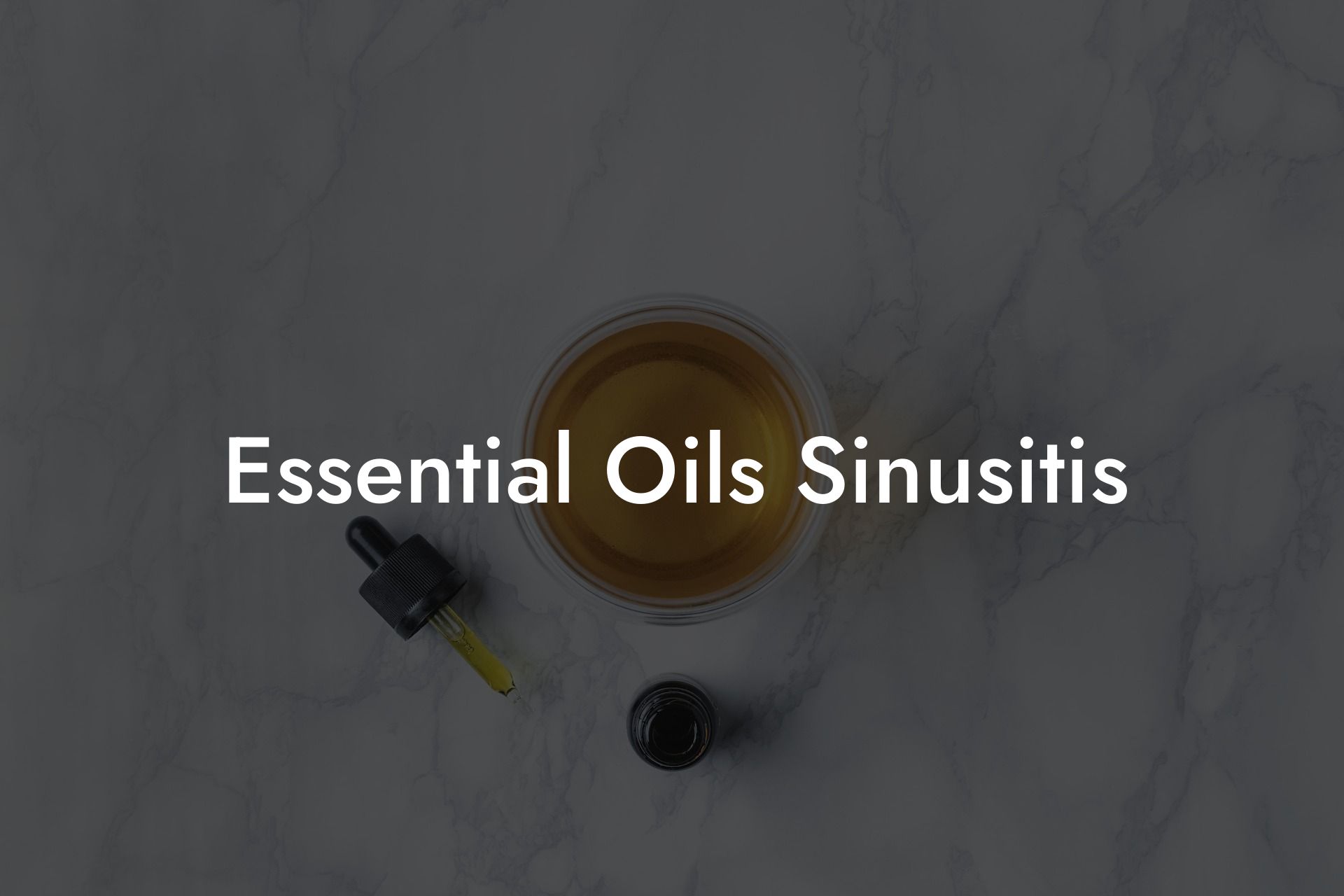 Essential Oils Sinusitis