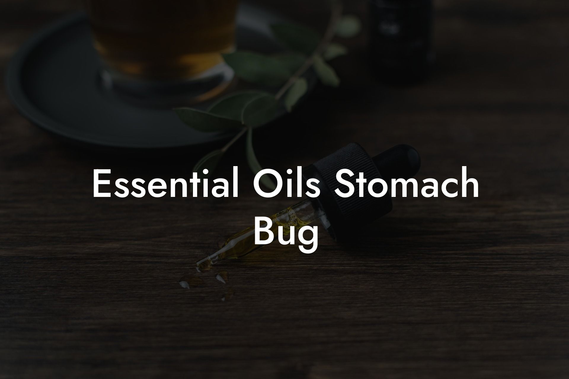 Essential Oils Stomach Bug