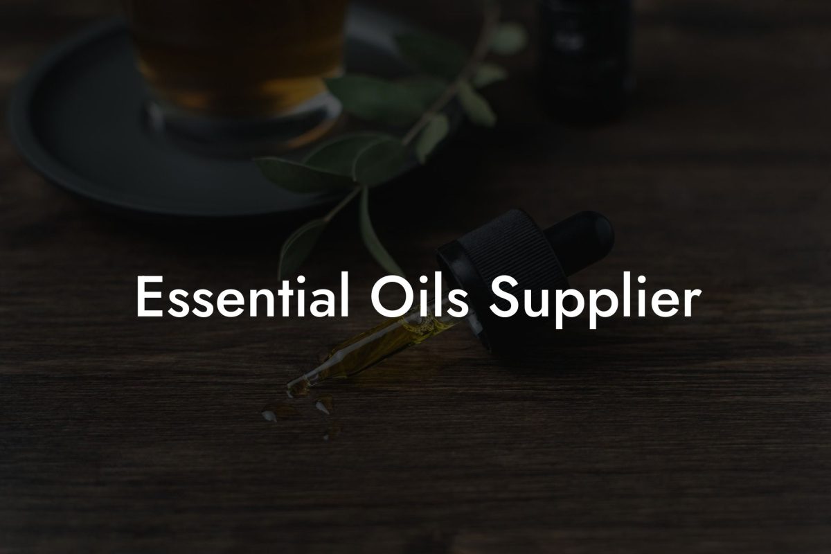 Essential Oils Supplier