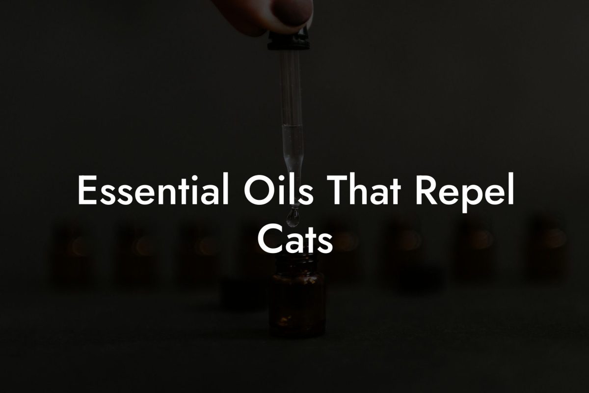 Essential Oils That Repel Cats