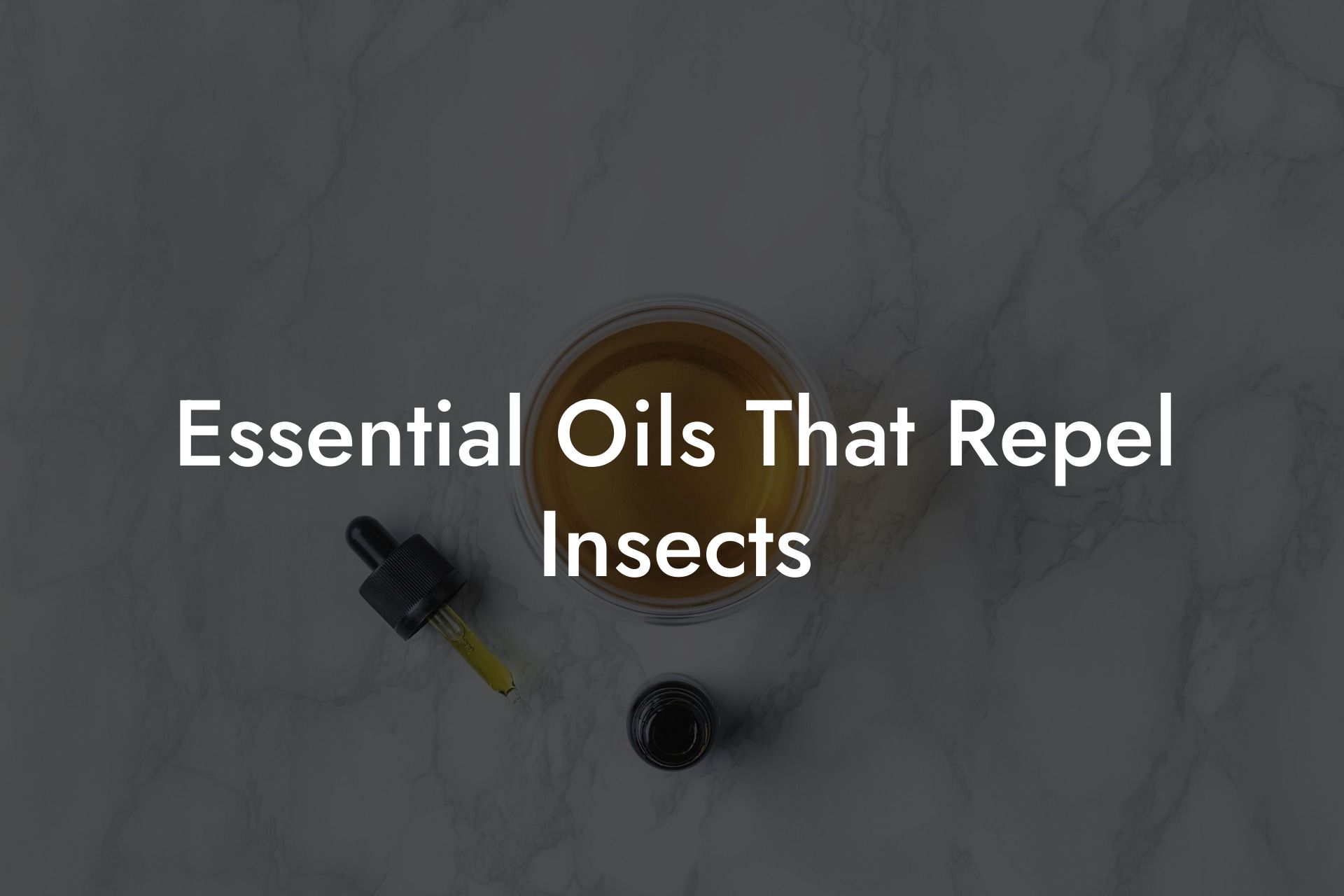 Essential Oils That Repel Insects