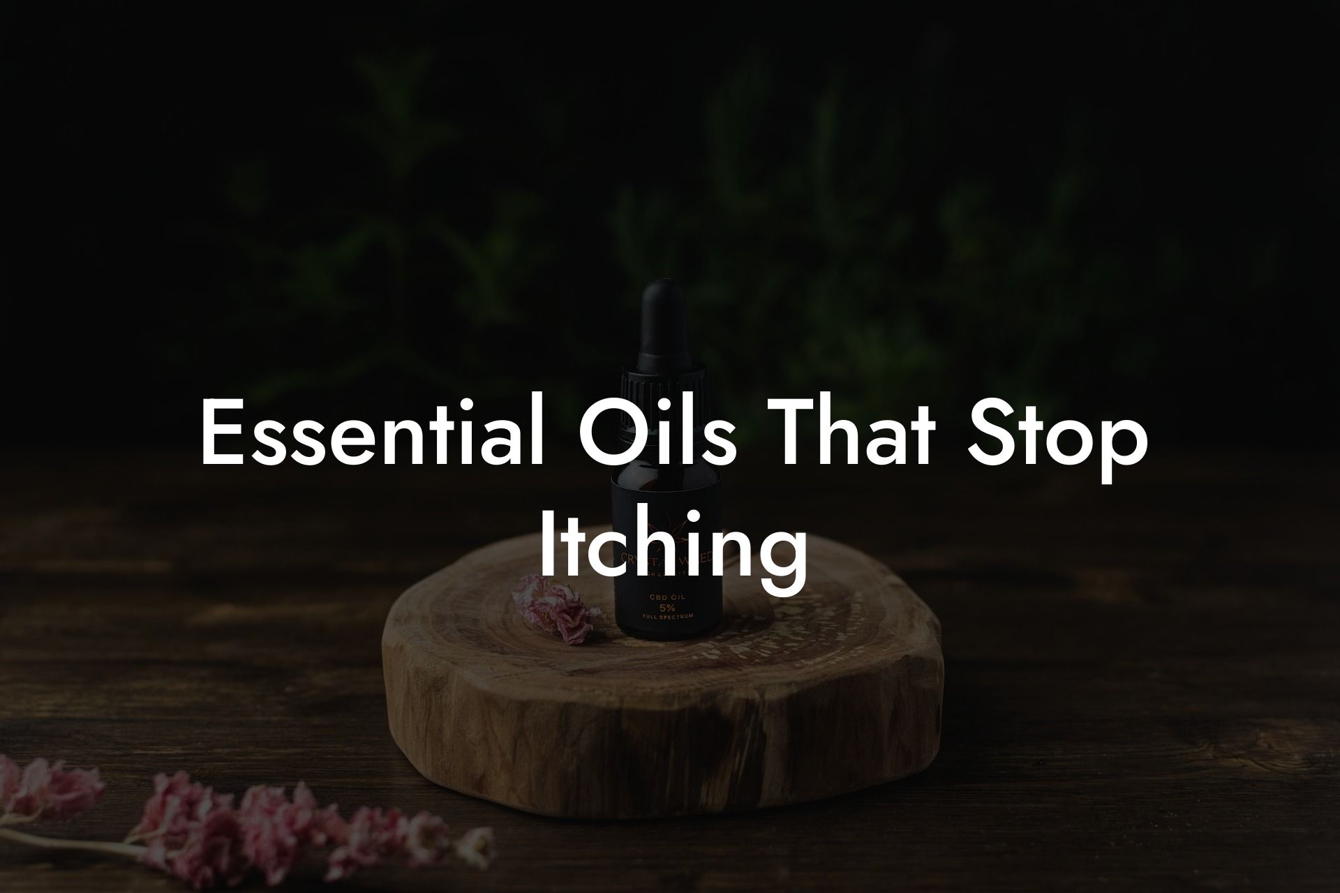Essential Oils That Stop Itching