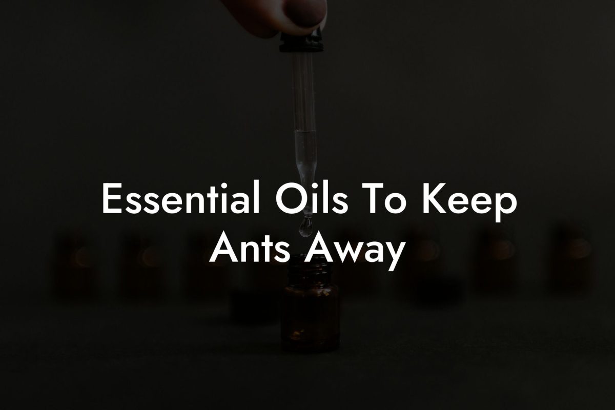 Essential Oils To Keep Ants Away