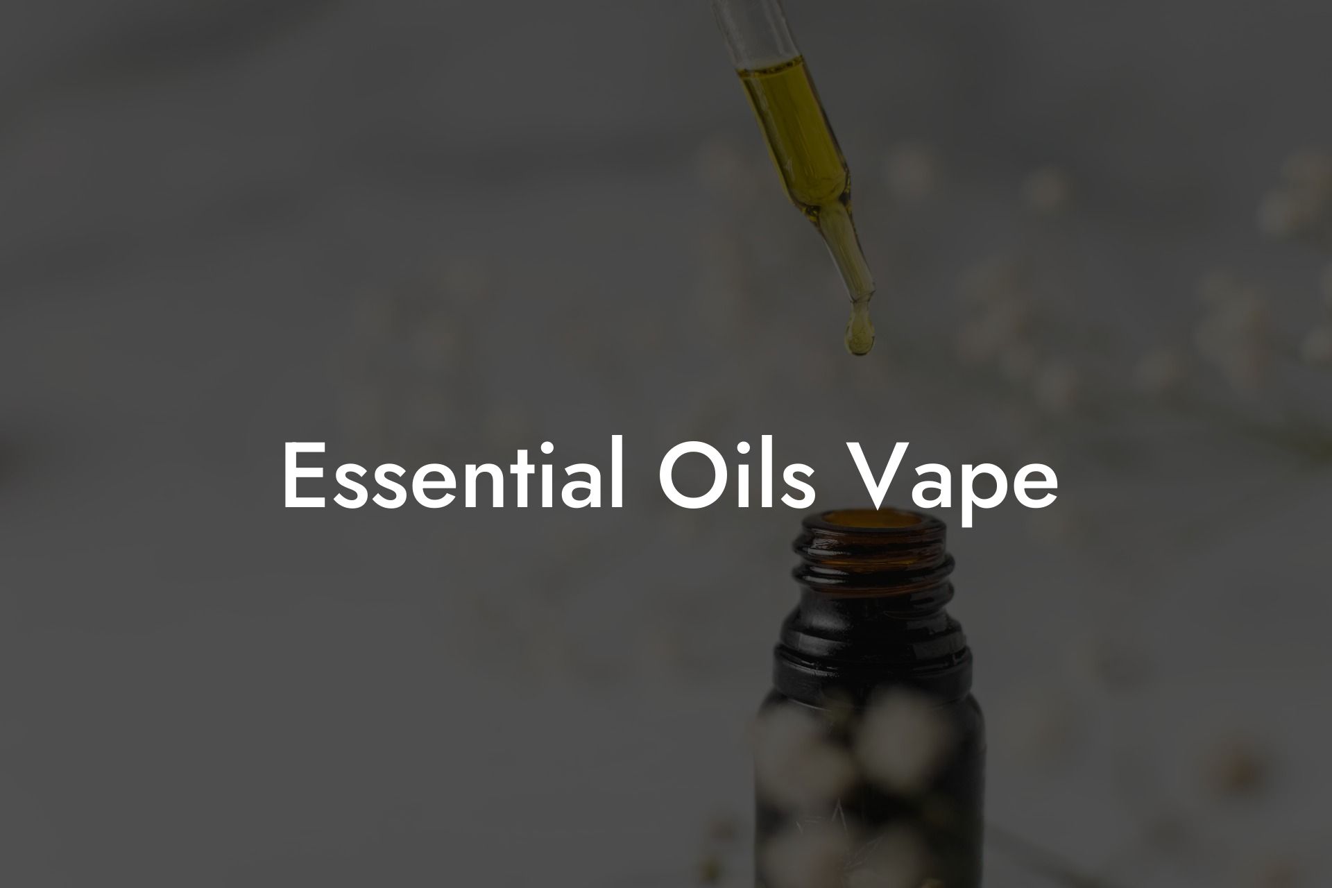 Essential Oils Vape
