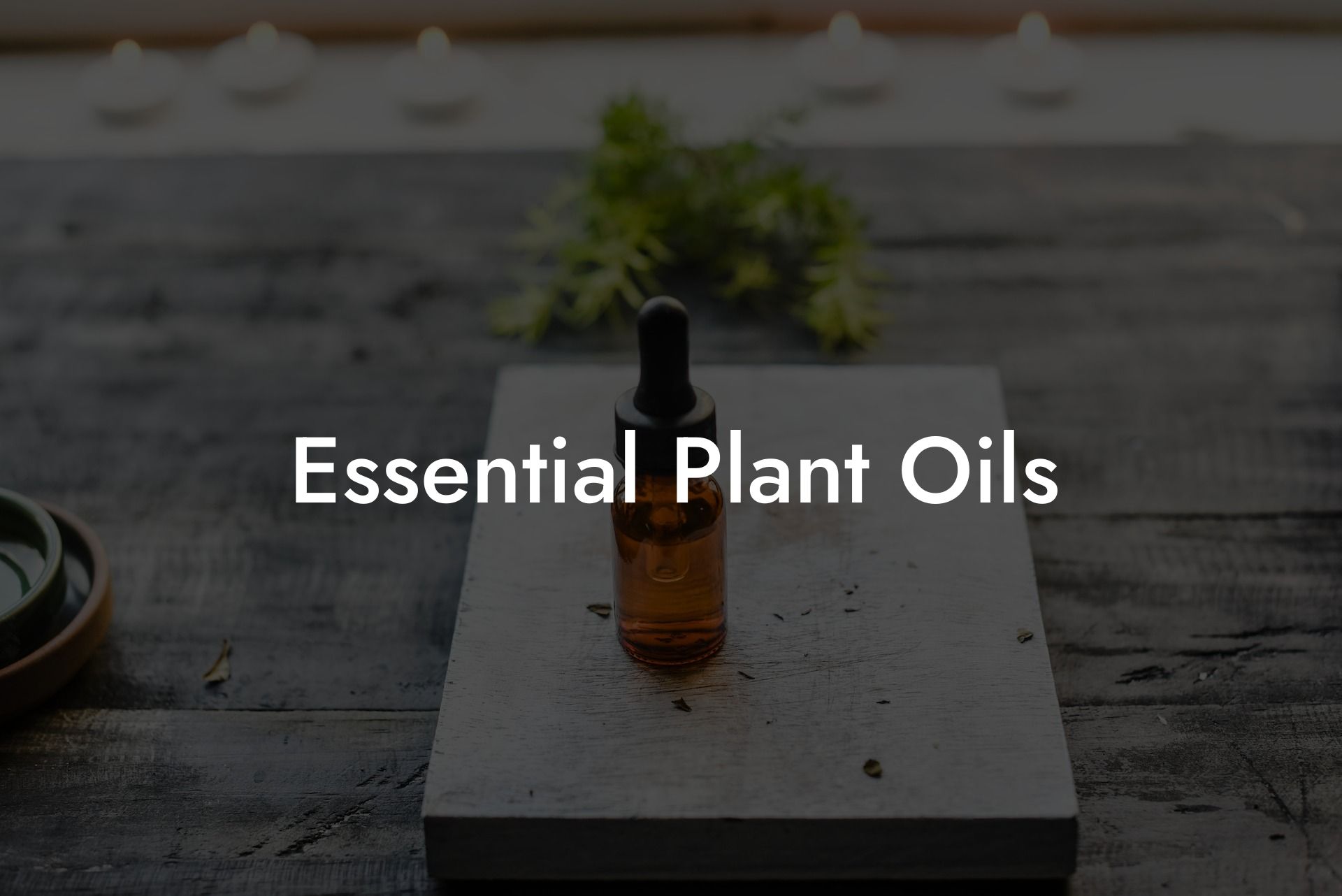 Essential Plant Oils