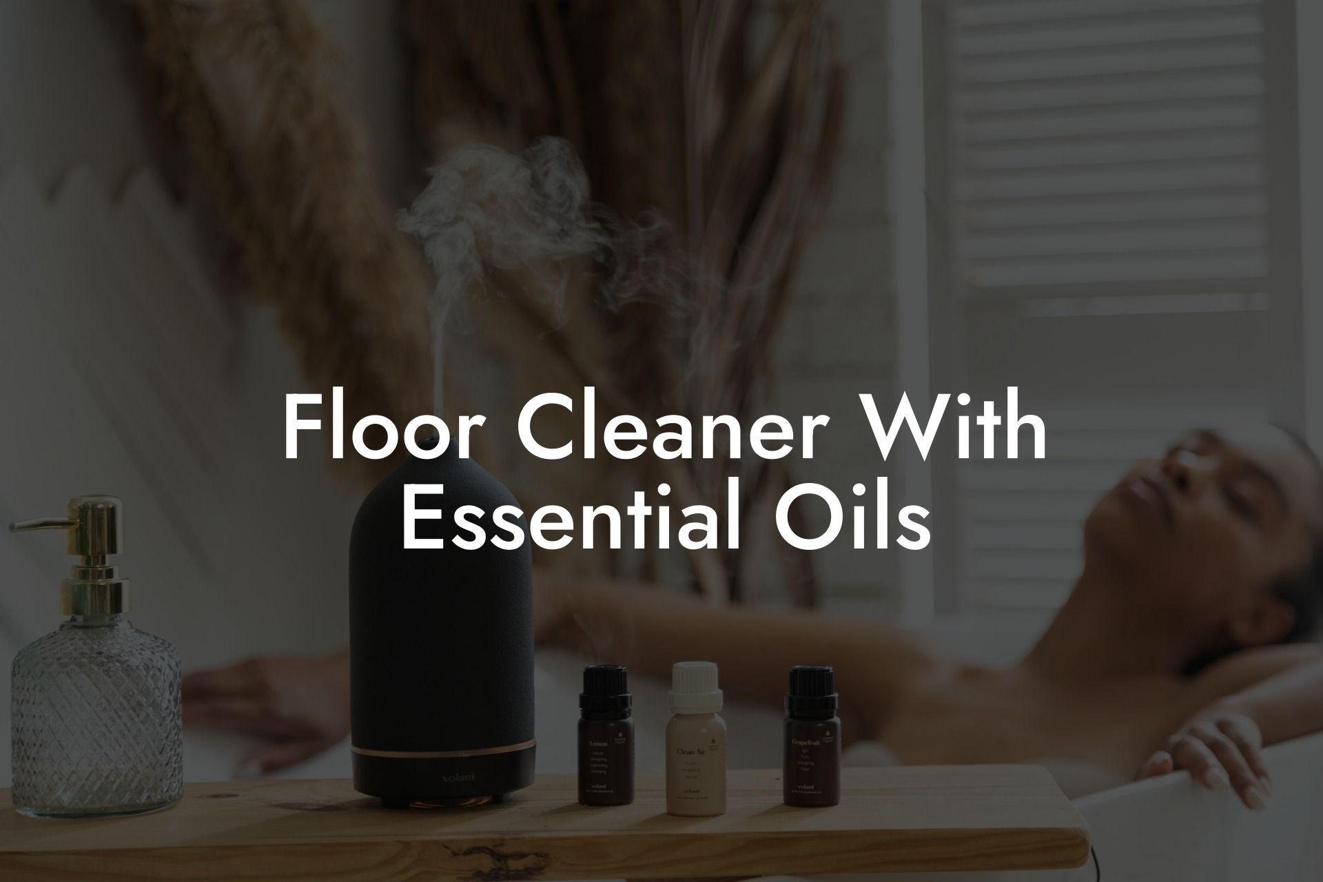 Floor Cleaner With Essential Oils