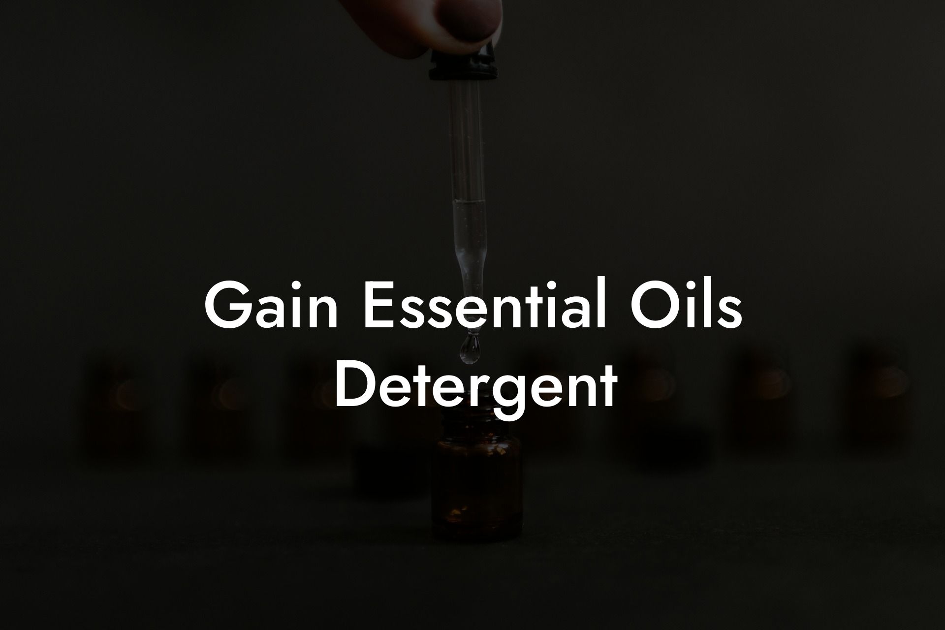Gain Essential Oils Detergent