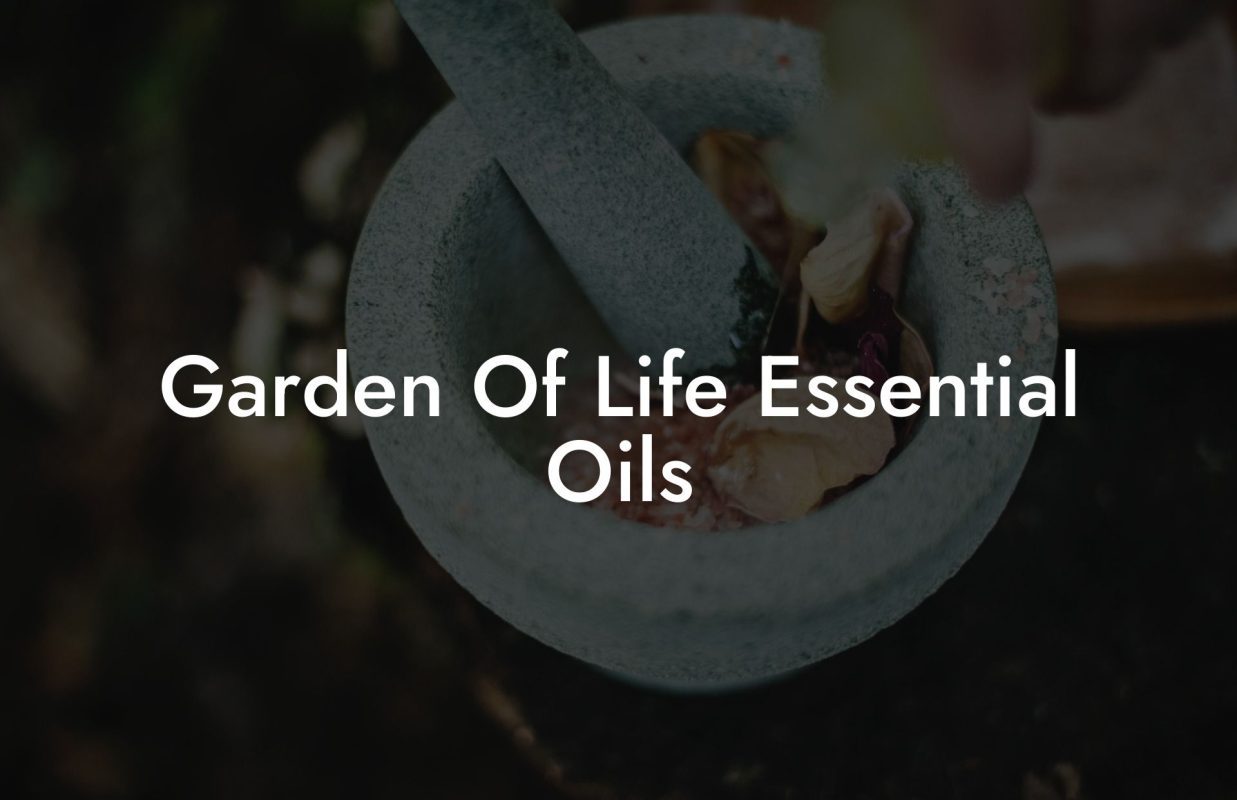 Garden Of Life Essential Oils