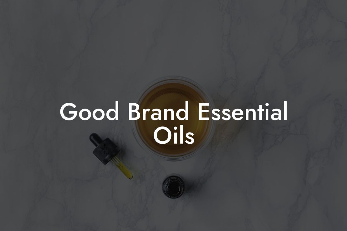 Good Brand Essential Oils