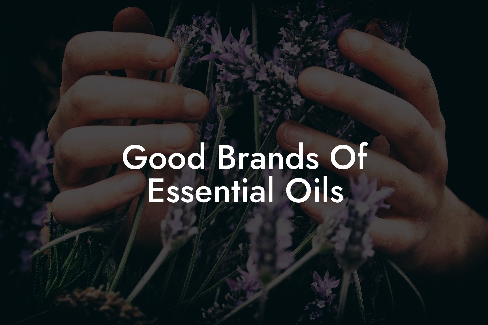 Good Brands Of Essential Oils