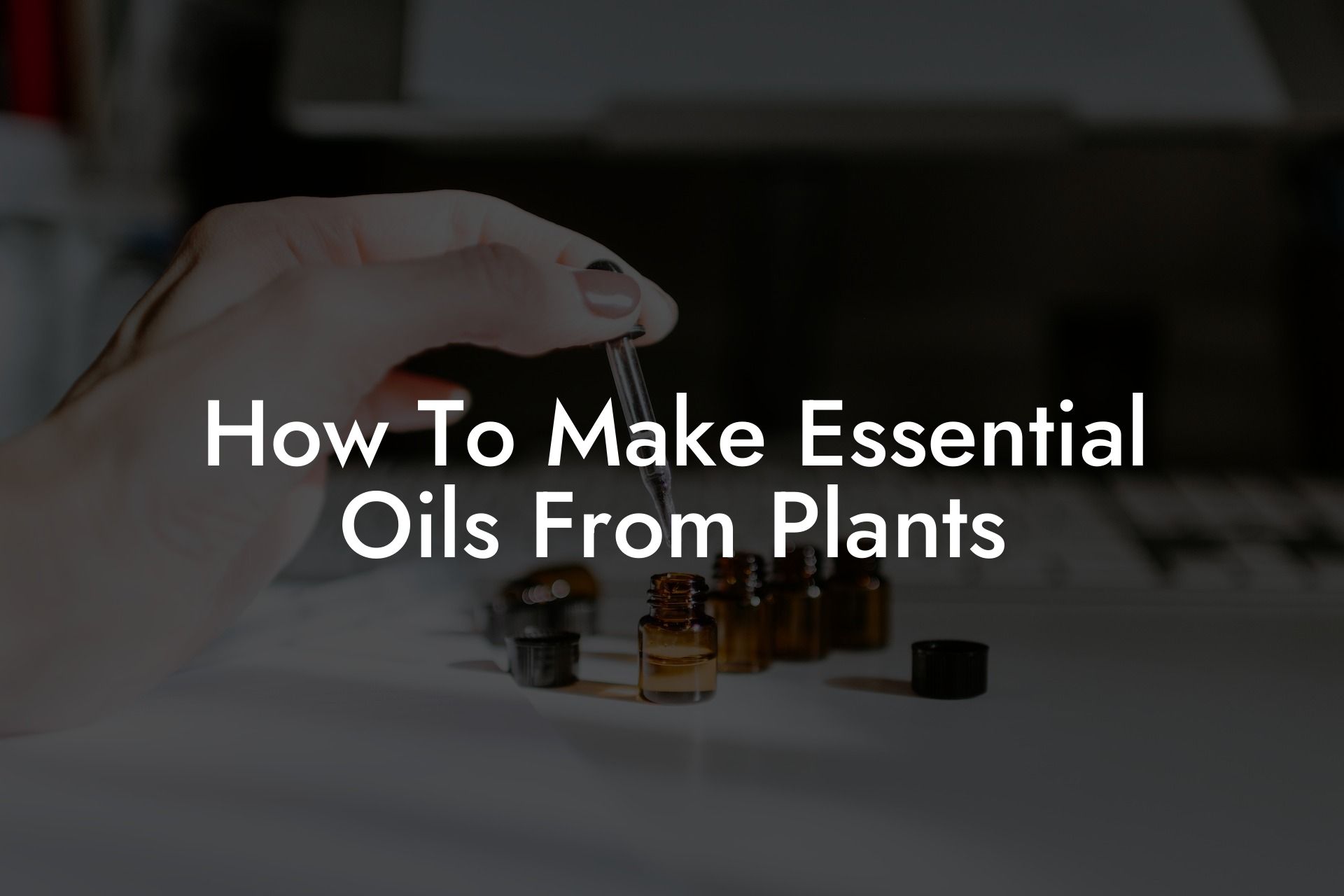 How To Make Essential Oils From Plants